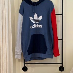 NWOT. Adidas Men's Colorblocked Hoodie Sweatshirt